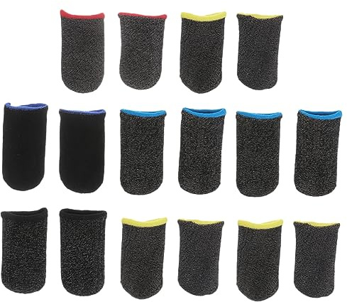 PERSELOSO 8 Funda para Dedos Antideslizante de de Dedos Transpirables para Móviles Sudorosos Protección Fricción