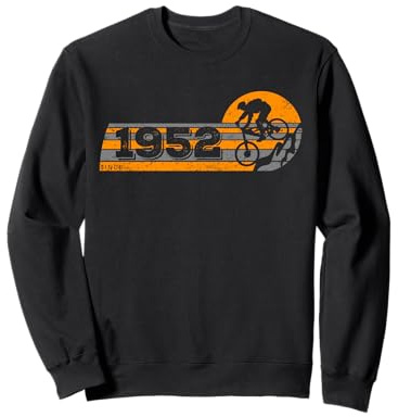 MTB Bike Ciclista Mountainbike Nacido en 1952 Cumpleaños Sudadera