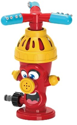 Spruzzatore d'acqua all'aperto per - giocattolo da giardino a forma di bocca d'incendio estivo, irrigatore rotante per cortile, giocattolo spruzzatore per l'estate, regali per giocattoli d'acqua da