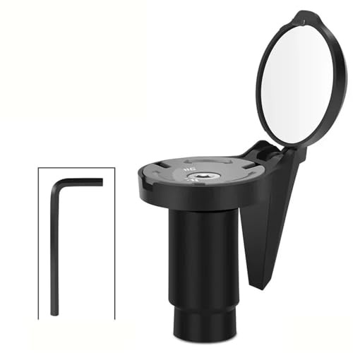 Rétroviseurs Rétroviseur De Vélo, Bout De Guidon, Petit Miroir Convexe De Cyclisme, Flexible, Accessoires De Vélo De Route Et VTT, 360