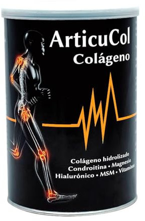 ESPADIET Colágeno Hidrolizado Puro con Magnesio, Ácido Hialurónico, Condroitina, MSM, Vitamina C y B1, B2, B5, B6 -Articulaciones Fuertes y Piel Sana - Colágeno en Polvo, Péptidos Hidrolizados - 300gr