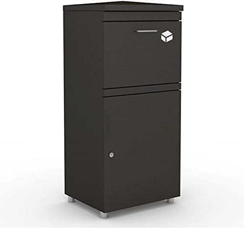 Heibi Paketkasten XL Stahl Graphitgrau Paketbox bis zu 40x39x29 cm entnahmesicher