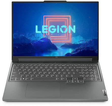Lenovo Legion Slim 5 Gaming Laptop | 16 WQXGA Display | 165Hz | AMD Ryzen 7 7840HS | 16GB RAM | 1TB SSD | NVIDIA GeForce RTX 4070 | Win11 Home | QWERTZ | grau | 3 Monate Premium Care
