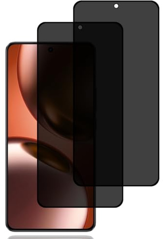BCHKLAI Privacy Pellicola Protettiva per Realme GT 7/Realme GT 7T [2 Pezzi], Privacy Vetro Temperato, Vetro Temperato Film Anti-Spy, Durezza 9H, Antigraffio, Anti-Spia Protezione Schermo