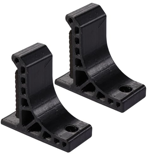 VINTORKY Supporto da Parete per Ricurvo in ABS Nero Adesivo Rinforzato, Staffa Leggera per Accessori Tiro L', Porta Archi per Uso Sportivo e Caccia