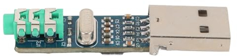 Ubric USB ljudkort analog DAC avkodningstavla, mini PCM2704 USB ljudkort DAC avkodningskort DV 5V