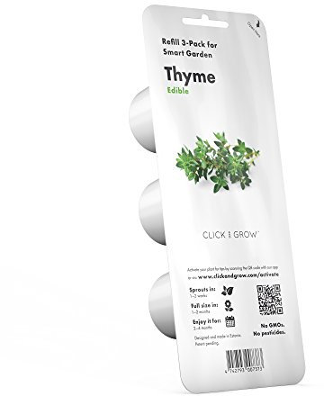 Click & Grow Substratkapsel Thymian, Nachfüllpackung für Smart Garden, 3er-Set