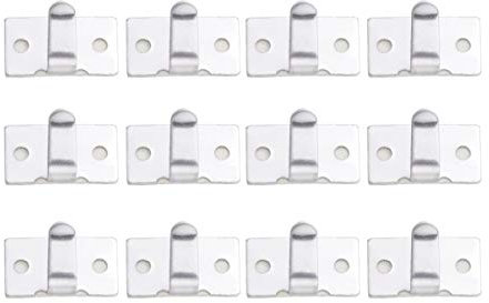 Toyvian 12 Pcs Clips de Câble Adhésif Support de Fil Organisateur -Câbles de Gestion de Cordon Métallique -Câbles de Gestion de Fil pour Bureau à Domicile