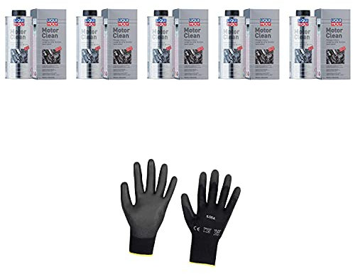 Iloda 5xOriginal Liqui Moly 500ml Motor Clean Motorspülung 1019 Schutzhandschuhe