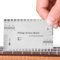 Gjinxi String Action Gauge Ruler, Guitar Height Gauge Set Up Tool, Guitar Repairing Luthier Action Gauge for Electric Bass and Acoustic Guitar, Setup Measuring Tool Kit for Guitar, Mandolin, Banjo