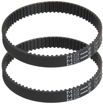 Pizgear Correa de transmisión de sincronización for aspiradora, 2 uds., 2M-142-6, perímetro, 142mm de ancho, 6mm de dientes, 71 transportador sincrónico, pieza de repuesto for el hogar Correa de trans