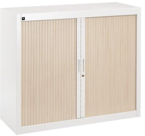 Générique Armoire à Rideaux démontables 100 x 120 cm (Chêne Clair)