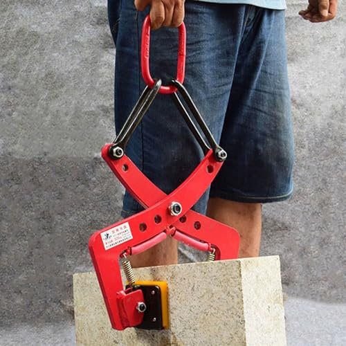 Morsetto di sollevamento verticale, cuscinetti in gomma antiscivolo per un sollevamento sicuro, ideale per la costruzione e la fabbricazione