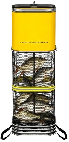 Fiskfälla Landningsnät för betesfiske vid mete | Landningshåv och Malfälla av Nät För Fiske Efter Arter Öring, Crappie, Abborre, Mal Och Karp, Från Kajak, , Sjö, Damm, Flod