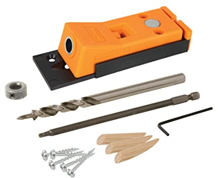 Triton 747767 Single Mini Taschenloch Jig, orange/schwarz