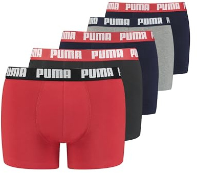 PUMA Boxer Hombre, Azul/Rojo/Black, L