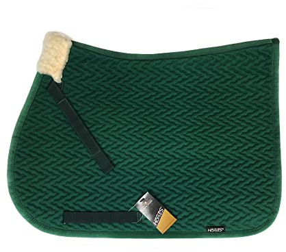 Horses, Sottosella Devon, dal Design 100% Italiano, Perfetto per Ogni Cavaliere ed Amazzone. Ideale per Maneggi e Privati, Diverse Specialità. Stile e Funzionalità per Ogni Occasione, Verde, Cob