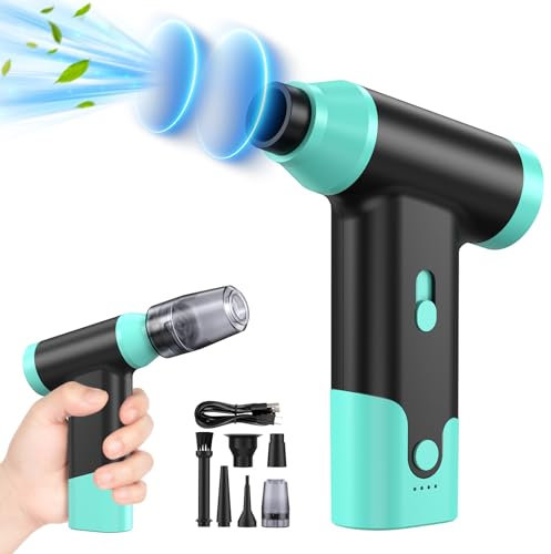 Elektrische Staubgebläse und Druckluftspray,150000 RPM Jet dry blowerPC Reinigung für Laptop/Tastatur/Auto/Sofa/Bürogeräte,Compressed Air Duster Alternativen Luftdruckspray