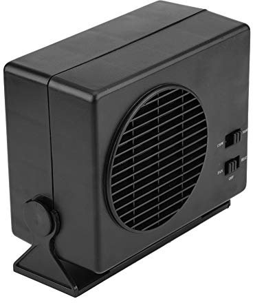 lyrlody Auto Heizlüfter Tragbar – 300W Tragbarer Entfroster mit Heizung & Kühlfunktion, Lüfter & Heizschalter für PKW Einsatz