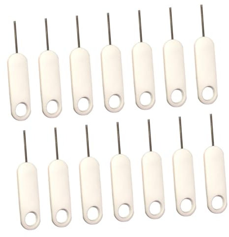 SHINEOFI 20piezas Extractor De Tarjeta Sim Metalico para Smartphones Bandeja De Extraccion De Tarjetas Sim para Teléfonos Móviles