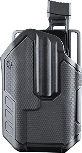 BLACKHAWK! 419002BBR Omnivore MultiFit Stream Light TLR 1/2 Light Bearing Holster, Right, Black, One Size
