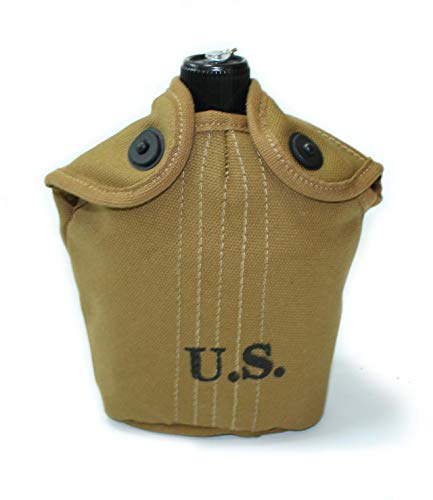Reproduction 0.8L US Soldier WWII WW2 Canteen Cup and Cover Set