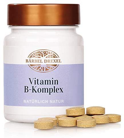Vitamin B Komplex Tabletten aus rein natürlichen Quellen, keine Synthetik (92 Stk) B-Vitamine, B12, B1, B2, B3, B6 Naturheilkunde Bärbel Dexel