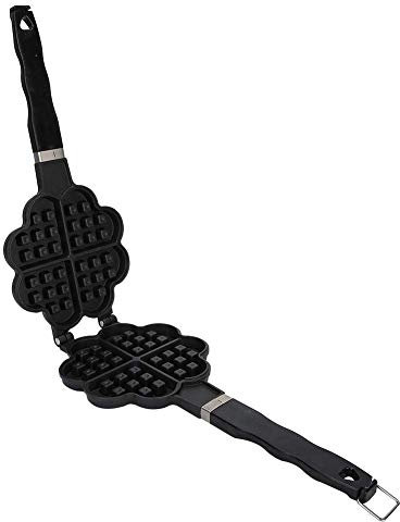 En forme de coeur bricolage gaufrier gaufrier moule à gâteau plateau de cuisson accessoires de cuisson ménagers pour gaufriers à gaz