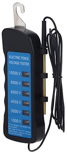 Misuratore di Tensione Elettrica Digital 10 KV, 1000‑10000V Tester per Recinzione Ad Ampio Raggio Misurazione, Misuratore di Tensione Portatile per L'uso in Fattorie, Giardini Domestici