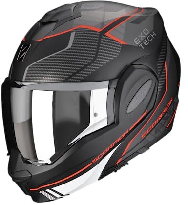 EXO-TECH EVO ANIMO L NERO OPACO-ROSSO
