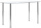 Sufrk Mesa de comedor transparente 120 x 60 x 75 cm cristal templado, mesa de comedor, mesa de comedor, mesa de salón, escritorio, para cocina, diseño industrial, vintage