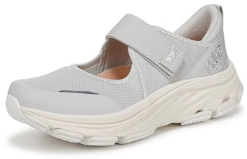 Ryka Womens Devotion max Mary Jane Walking Shoes Silver 8.5 M
