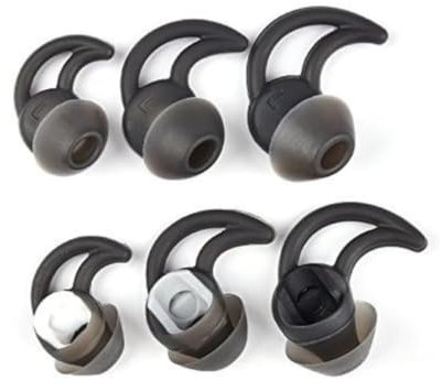 3 Pares | Tapones Almohadilla Puntas de Silicona Suave para Oídos | Aislamiento de Ruido | Compatible con Auriculares Bose QC20, QC30, IE2, SoundSport, IE3, SIE2i