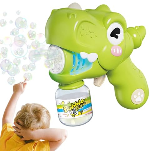 Macchina Per Bolle Di Dinosauro - Bacchetta Per Bolle Portatile Da 65 Ml, Soffiatore Per Palloni D'Acqua, Interattive A Bocca Aperta Manuale Per Bambini A Prova Di Perdite Per Ragazzi