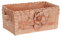 Biscottini Terracotta-Blumentopf, rechteckig, 42 x 25 x 17 cm, Übertopf für den Außenbereich, hergestellt in Italien, große Töpfe für den Außenbereich
