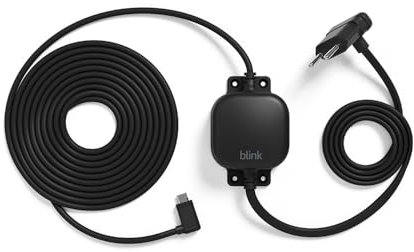 Witterungsbeständiges Netzteil von Blink (4 m) für die Blink Mini 2 (schwarz)