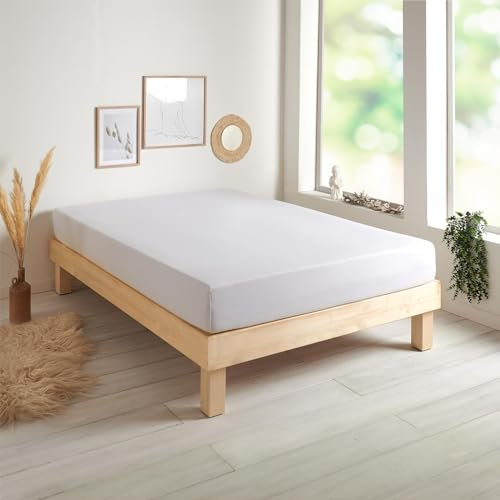 Traumschlaf Jersey Spannbettlaken, Spannbetttuch in vielen Größen und Farben 90x220-100x220 cm Weiss