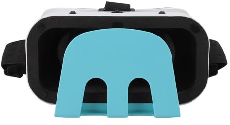 Lunettes 3D de Casque de réalité Virtuelle VR pour Switch pour Switch OLED, Casque VR Objectifs HD Réglables Confortables, S'adaptent à la Myopie jusqu'à 600 °, Objectif 40