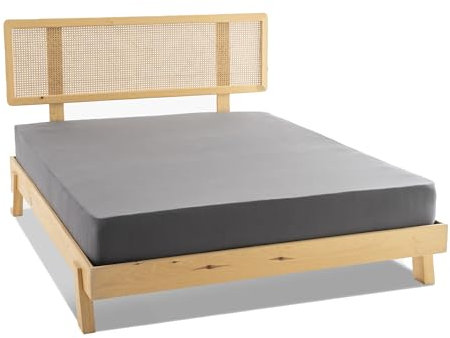 GD HOME Bio-Baumwolle Jersey Spannbettlaken 160x200 cm/Spannbetttuch aus 100% Bio-Baumwolle/GOTS Zertifiziert Leintuch Weiches Bettlaken 30-35 cm Tiefe Tasche (Anthrazit, 160x200 cm)