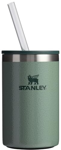 Stanley Everyday 10oz Can Cooler Cup - Beer, Seltzers, Soda & Energy Drinks - Double as Tumbler, Insulated Stainless Steel Drink Holder, BPA Free, Hammer Green