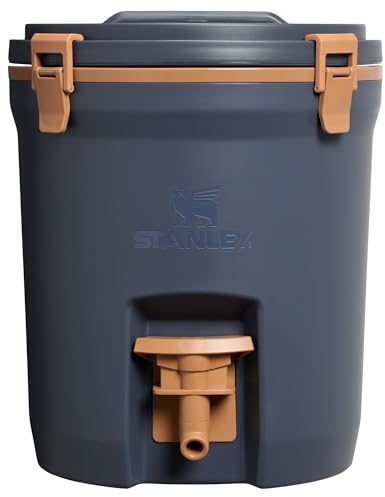 Stanley Adventure Fast Flow Water Jug 2 Gallon | Leakproof Ice Water Dispenser | Insulated Beverage Cooler | Easy Pour Spigot and Latched Foam Lid | BPA-Free | Twilight