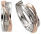 Zeeme Basic Damen Ohrringe 925/- Sterling Silber 1,6cm Glänzend Zirkonia rosa 360210265