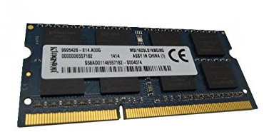 Kingston 8GB RAM Laptop MSI16D3LS1MNG/8G SODIMM DDR3 PC3-12800S 1600MHz