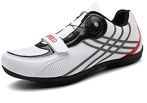 Webrosistol Chaussures de Cyclisme Adulte Homme Femme Chaussure Cyclisme Velo sans Crampons Semelle en Caoutchouc Antidérapante