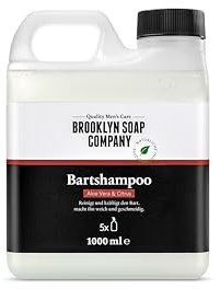Bartshampoo Refill (1L) · BROOKLYN SOAP COMPANY · Bartseife Nachfüllpackung · Reinigung & Pflege für deinen Bart