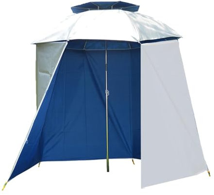 Parapluie de pêche, abri solaire pour tente de plage | Tente de plage parapluie - Accessoires de parapluie de pêche semi-circulaire, tissu de protection UV imperméable pour parasol de pêche, pour plag
