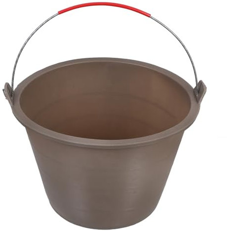 jojofuny Seau Plastique Renforcé pour Ciment Et Sable Seau De Construction avec Poignée pour Chantiers Et Utilisation Domestique