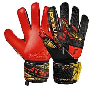 Reusch Attrakt Silver Junior Torwarthandschuhe Kinder Jugendliche Fußballhandschuhe für Jungen und Mädchen geeignet für alle Wetterbedingungen und Spielfeldoberflächen