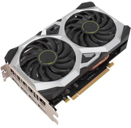 VBESTLIFE 1660 6GB Graphics Card, GDDR6 192 Bit GPU, PCIE 3.0 X16 Gaming Video Card, Desktop Computer Graphics Card with 1 HDMI, 3 DP Ports