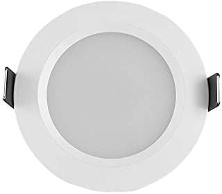 Lámpara LED empotrada Ultrafina de 5 W, Minimalista, de bajo Consumo, para Interiores, de Estilo nórdico, de Aluminio, para empotrar en el Techo, para pasillos de Edificios, luz Blanca.